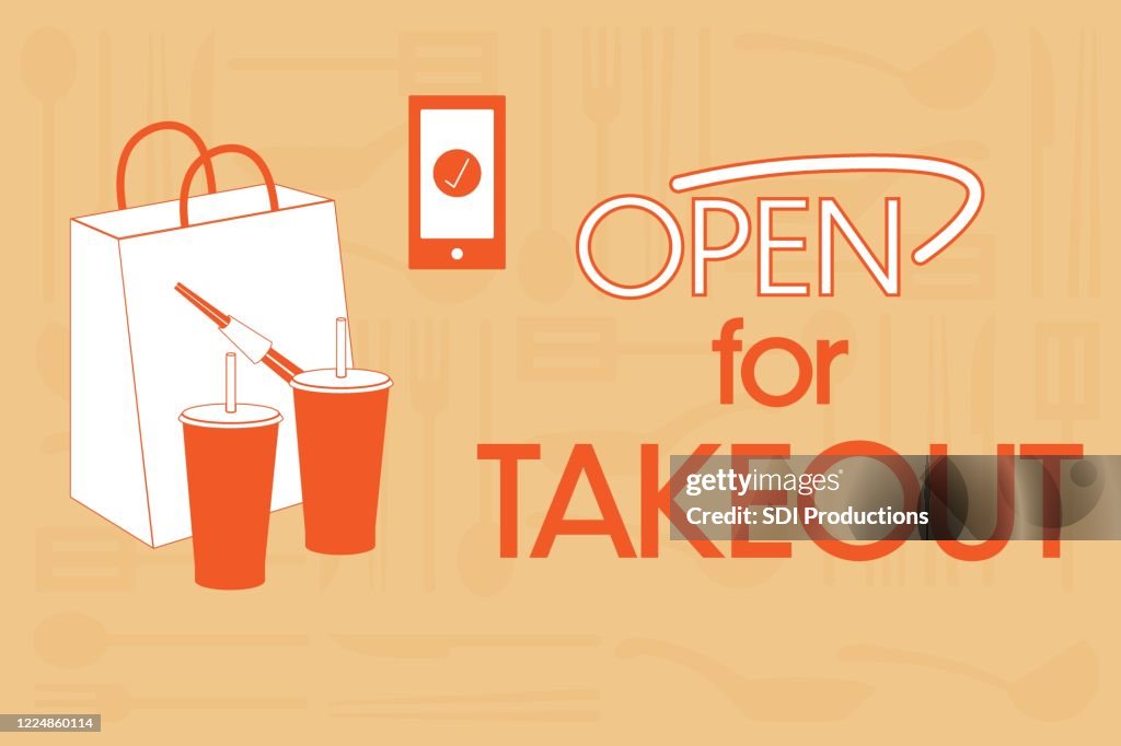 Abbildung von Takeout-Lebensmitteln