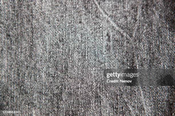 close-up of jeans texture background - 酸洗 個照片及圖片檔
