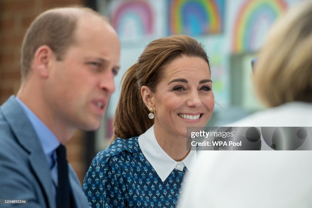 The Duke and Duchess of Cambridge Visit Queen Elizabeth Hospital
