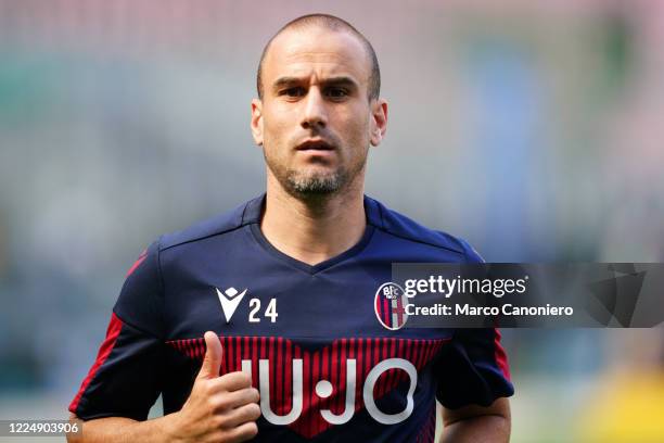 Rodrigo Palacio of Bologna Fc during the Serie A match between Internazionale Fc and Bologna Fc. Bologna Fc wins 2-1 over Internazionale Fc.