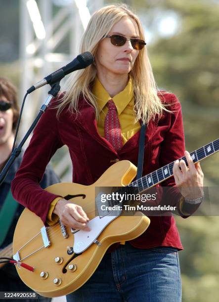 Aimee Mann performs during 97.3 Alice's Now & Zen festival at Sharon Meadow on September 22, 20020 in San Francisco, California.