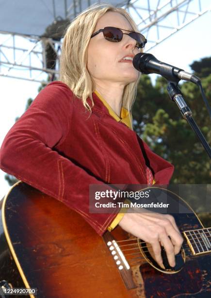 Aimee Mann performs during 97.3 Alice's Now & Zen festival at Sharon Meadow on September 22, 20020 in San Francisco, California.