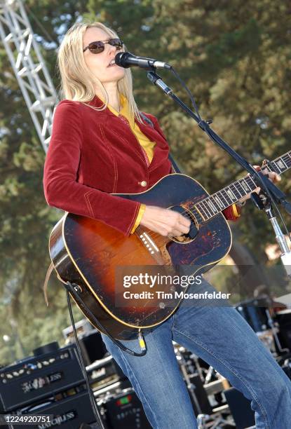 Aimee Mann performs during 97.3 Alice's Now & Zen festival at Sharon Meadow on September 22, 20020 in San Francisco, California.