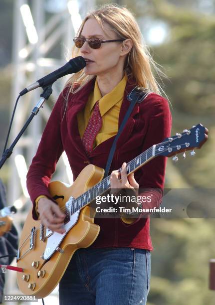 Aimee Mann performs during 97.3 Alice's Now & Zen festival at Sharon Meadow on September 22, 20020 in San Francisco, California.