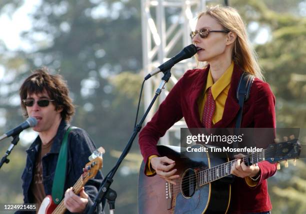 Aimee Mann performs during 97.3 Alice's Now & Zen festival at Sharon Meadow on September 22, 20020 in San Francisco, California.