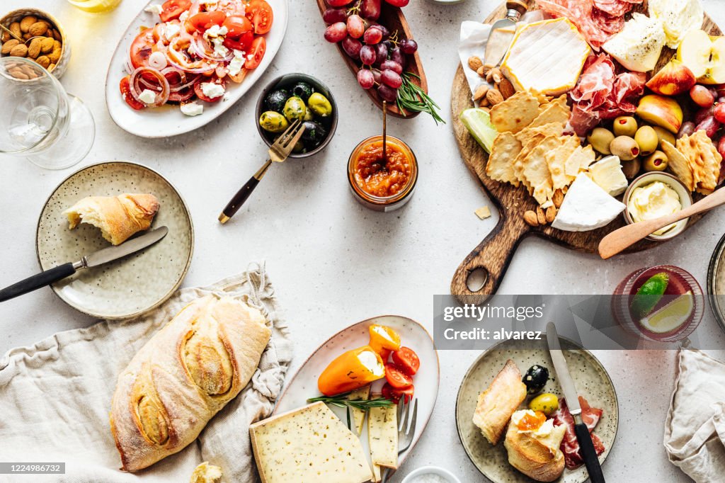 Direkt über der Ansicht von Tapas