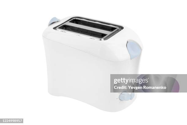 toaster isolated on white background - toaster fotografías e imágenes de stock