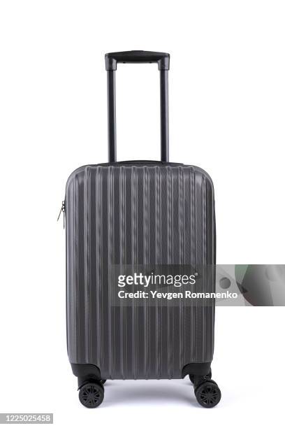 suitcase isolated on white background - wheeled luggage 個照片及圖片檔