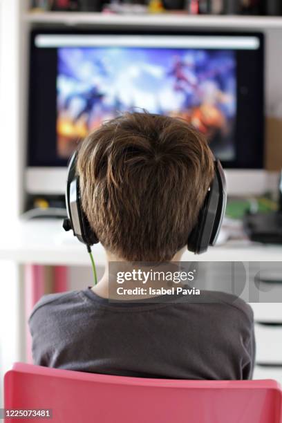 168 Gamer And Back View Stock Photos, High-Res Pictures, and Images ...