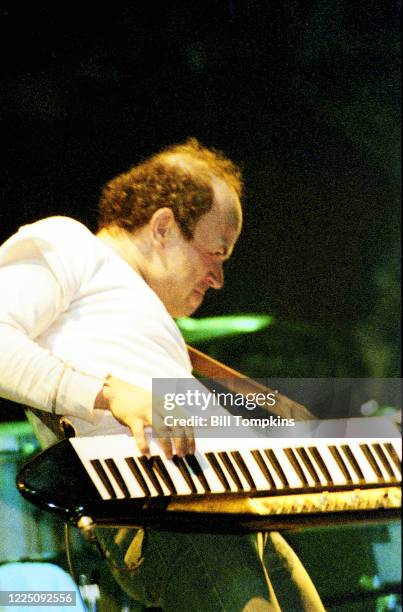 December 8, 1983 ]:MANDATORY CREDIT Bill Tompkins/Getty Images Jan Hammer performs during the ARMS Charity Concerts which were a series of charitable...