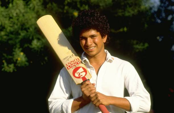 Portrait of Sachin Tendulkar of India before the Test series against Pakistan in India. \ Mandatory Credit: Ben Radford/Allsport