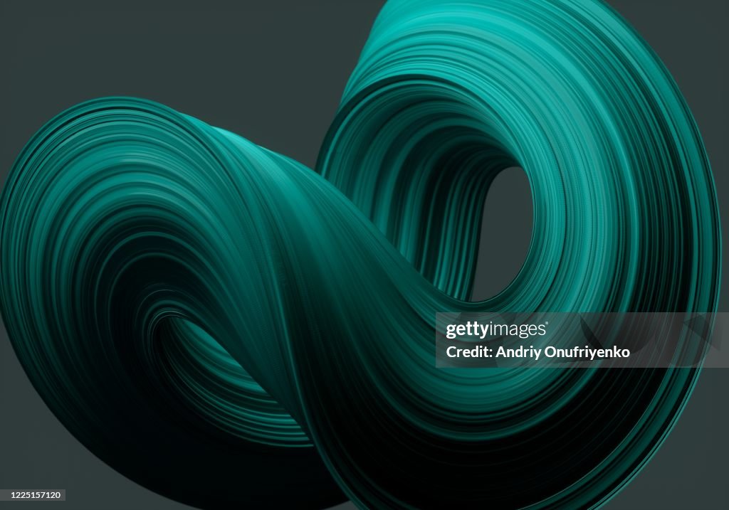 Abstract twisted shape