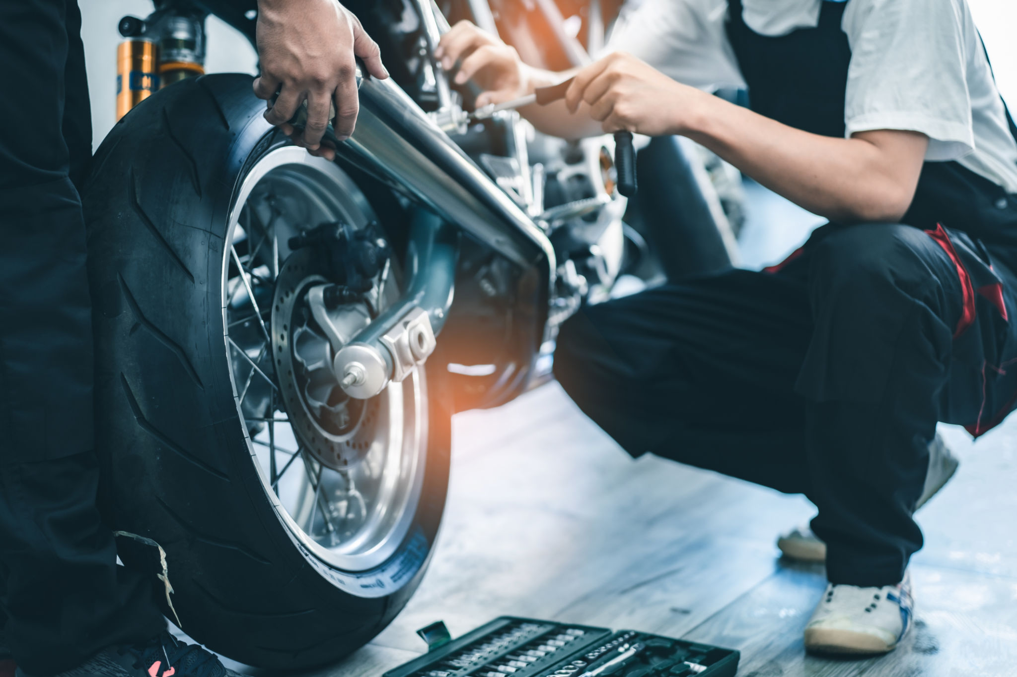motorcycle workshop