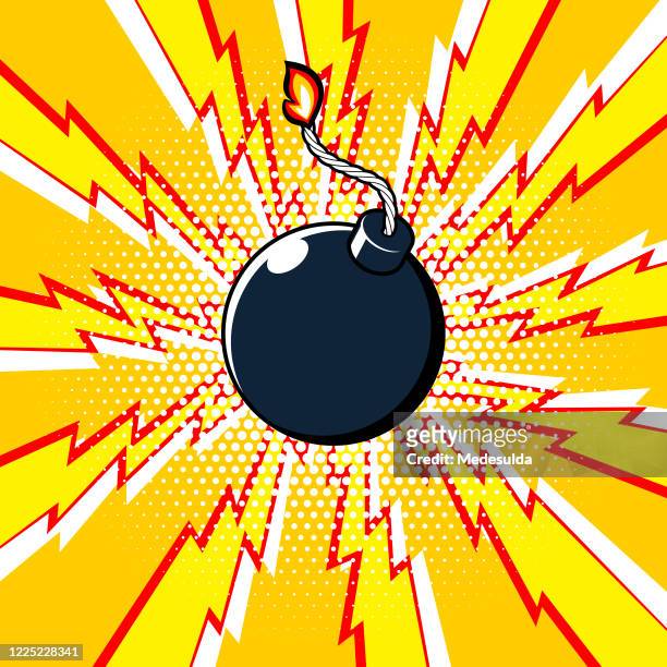 ilustrações de stock, clip art, desenhos animados e ícones de explode bomb - bomba