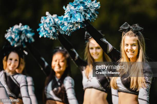 Cheer Line 37 Diverse Cheerleaders Stock Photos, High-Res Pictures, and Images ...