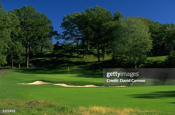 General view of the par 4, 10th hole at The Country Club in Brookline, Boston, Massachusetts. \ Mandatory Credit: David Cannon /Allsport