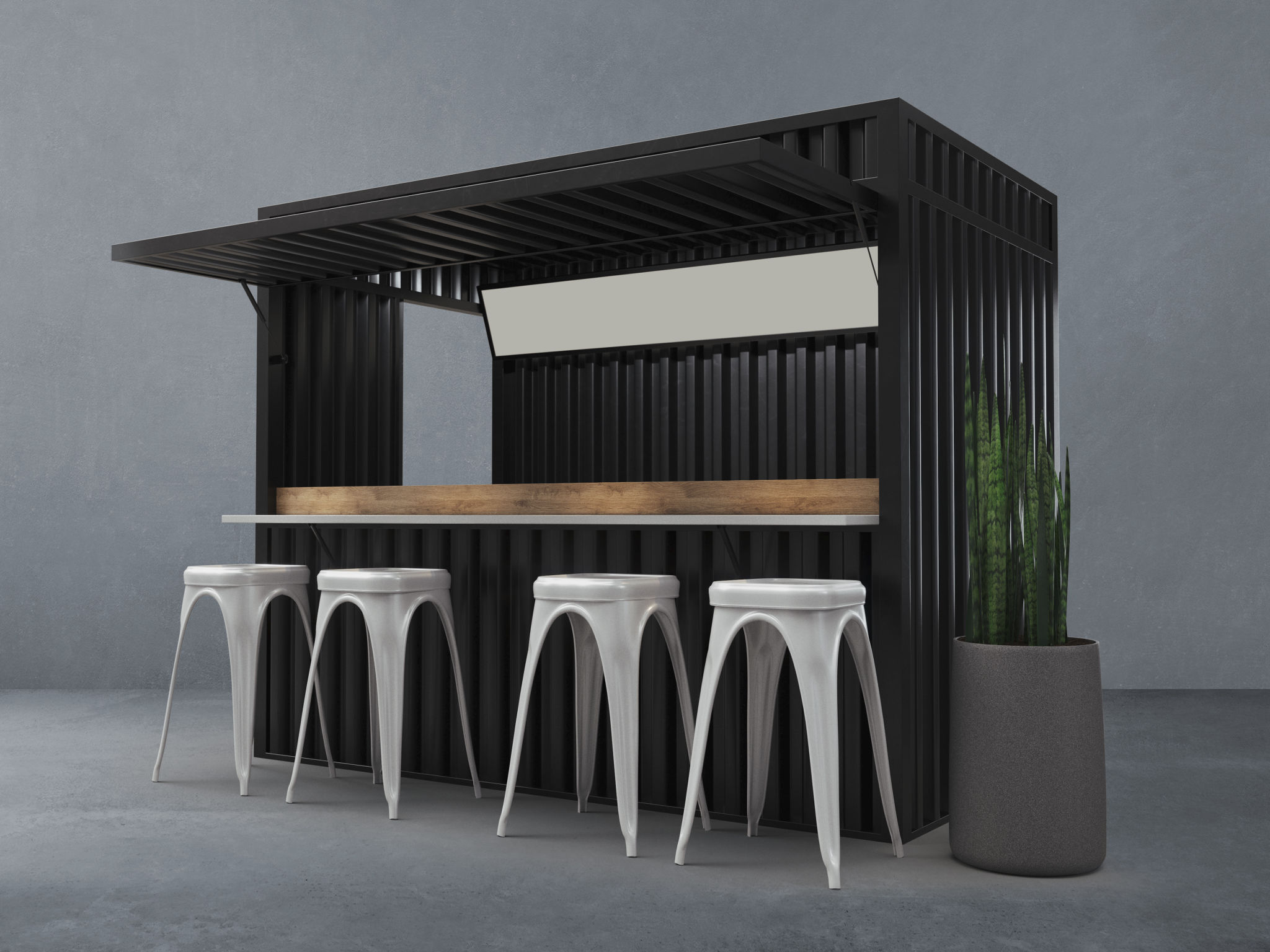 container cafe