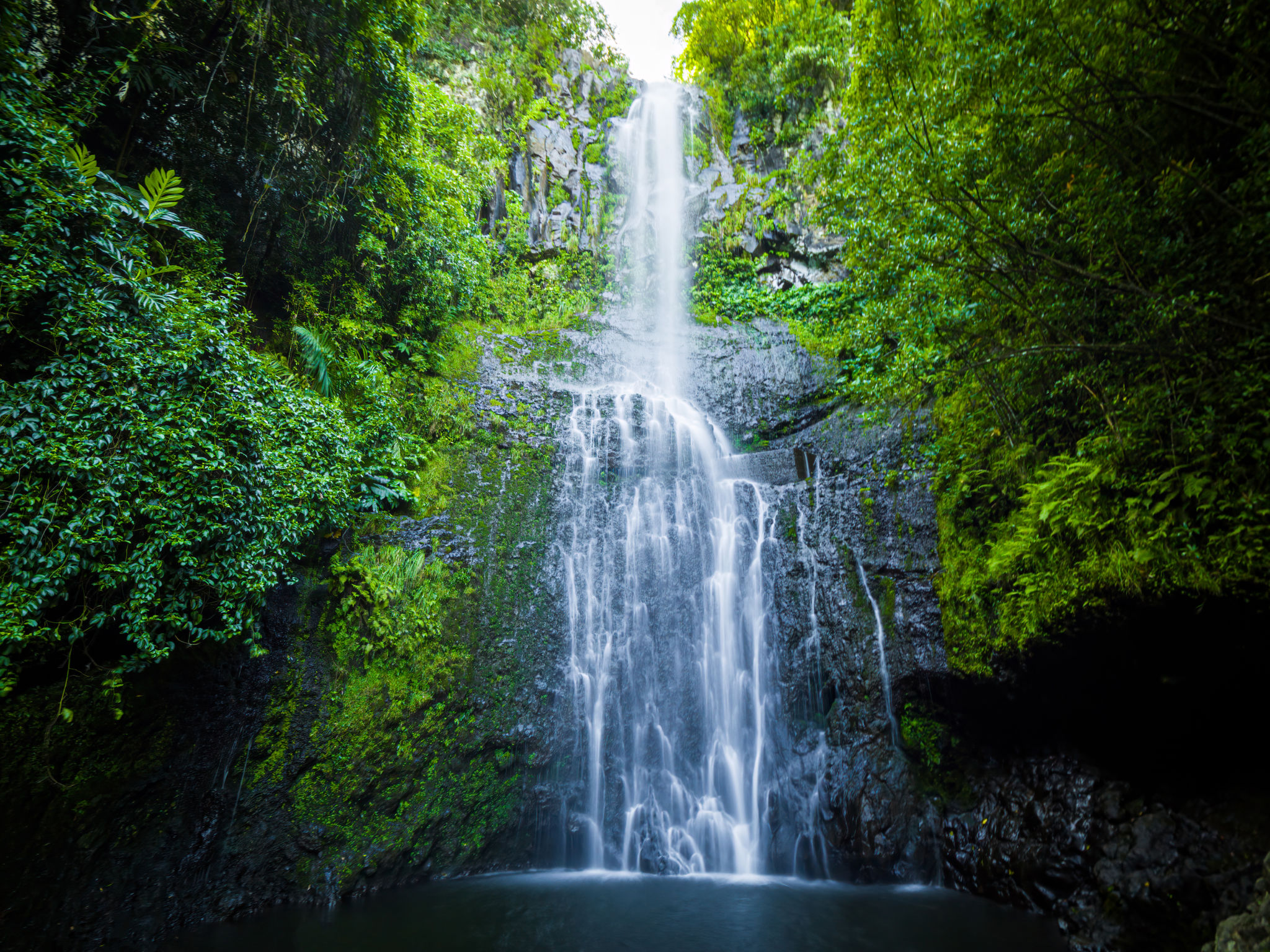 waterfall maui