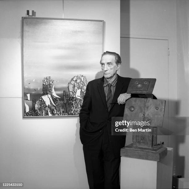 Artist Marcel Duchamp , December 1960.