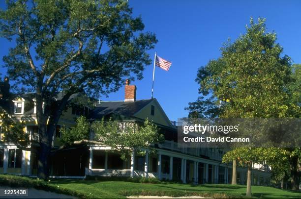 General view of the clubhouse at The Country Club in Brookline, Boston, Massachusetts. \ Mandatory Credit: David Cannon /Allsport
