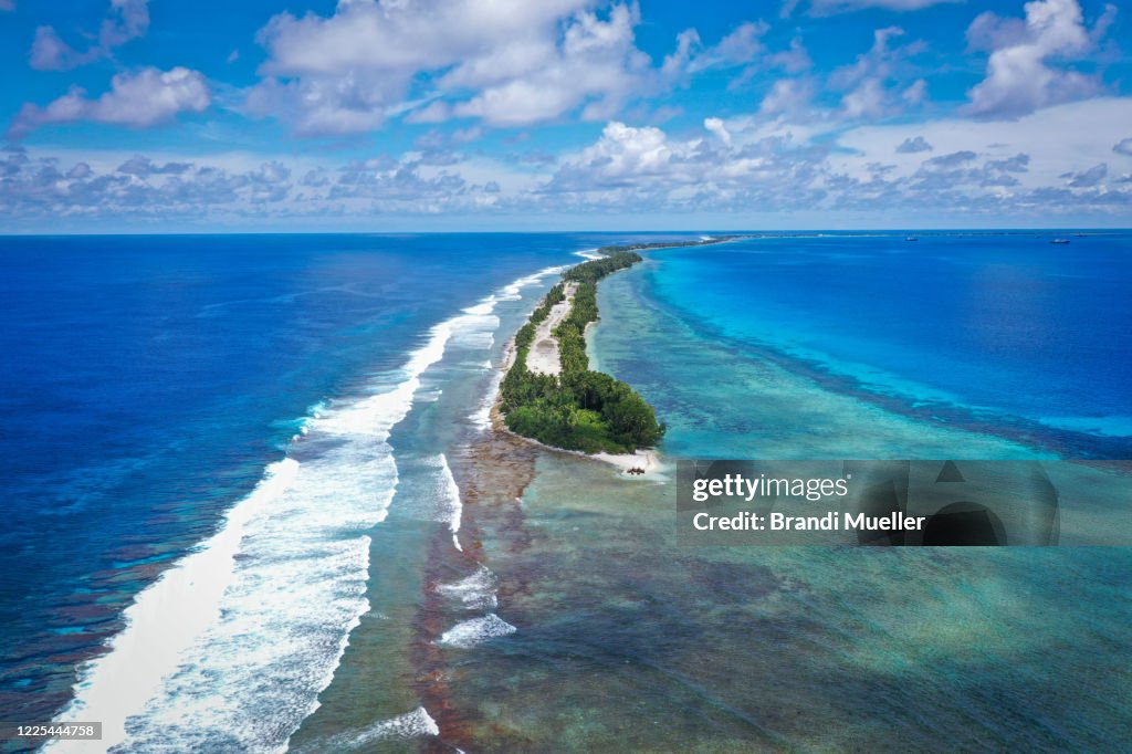Aerial of Tuvalu