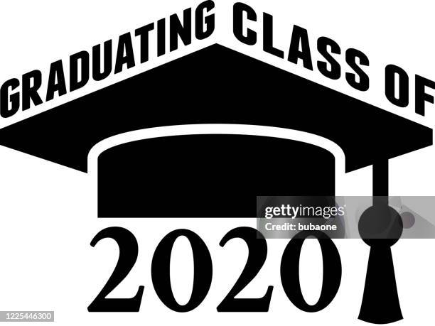 graduating class of 2020 - graduation 2020 stock illustrations