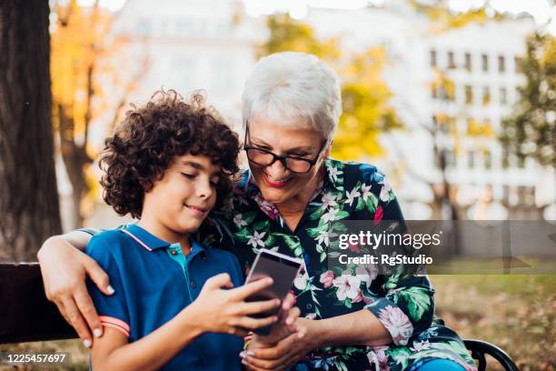 Grandma Rou Grandma With Mobile Studio Photos and Premium High Res Pictures - Getty ...