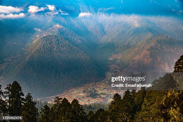 haa valley, bhutan - disparo bildbanksfoton och bilder