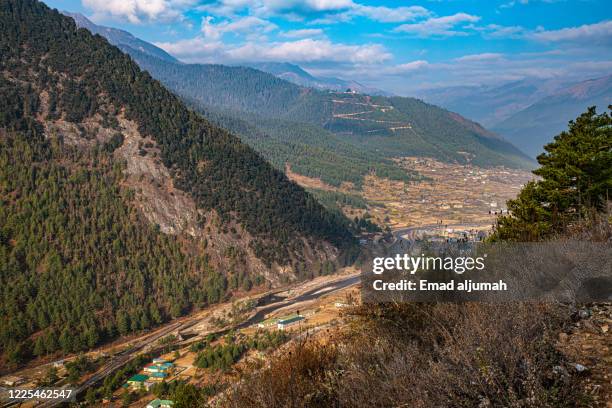 haa valley, bhutan - disparo bildbanksfoton och bilder