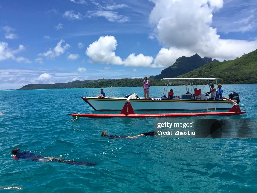 Eine unvergessliche Lagune Cruising in Bora Bora Island, Französisch-Polynesien