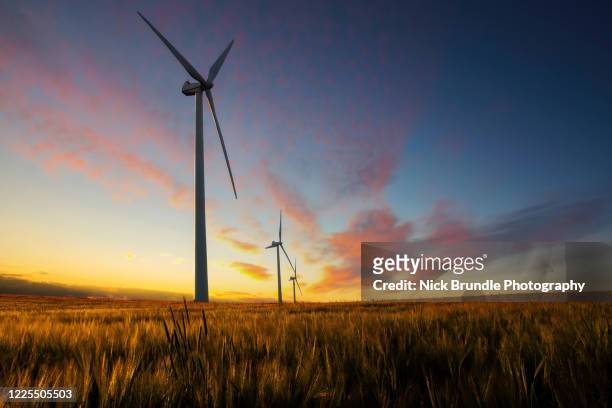 green energy - windmill denmark stock pictures, royalty-free photos & images