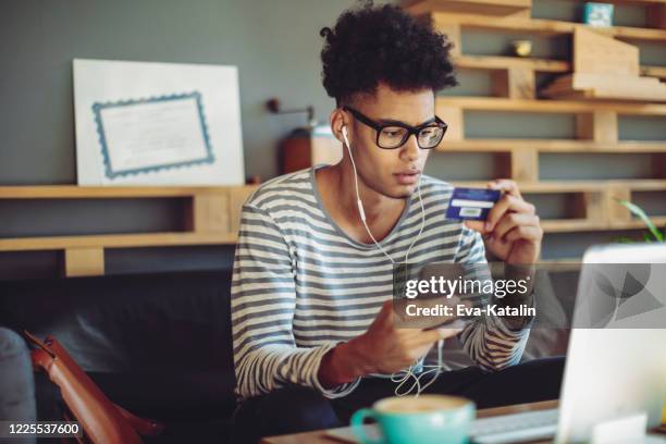 coffee break - teenager boy shopping stock pictures, royalty-free photos & images