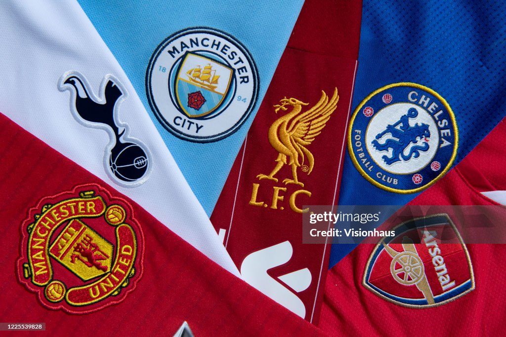 The Top Six Club Badges on Football Shirts