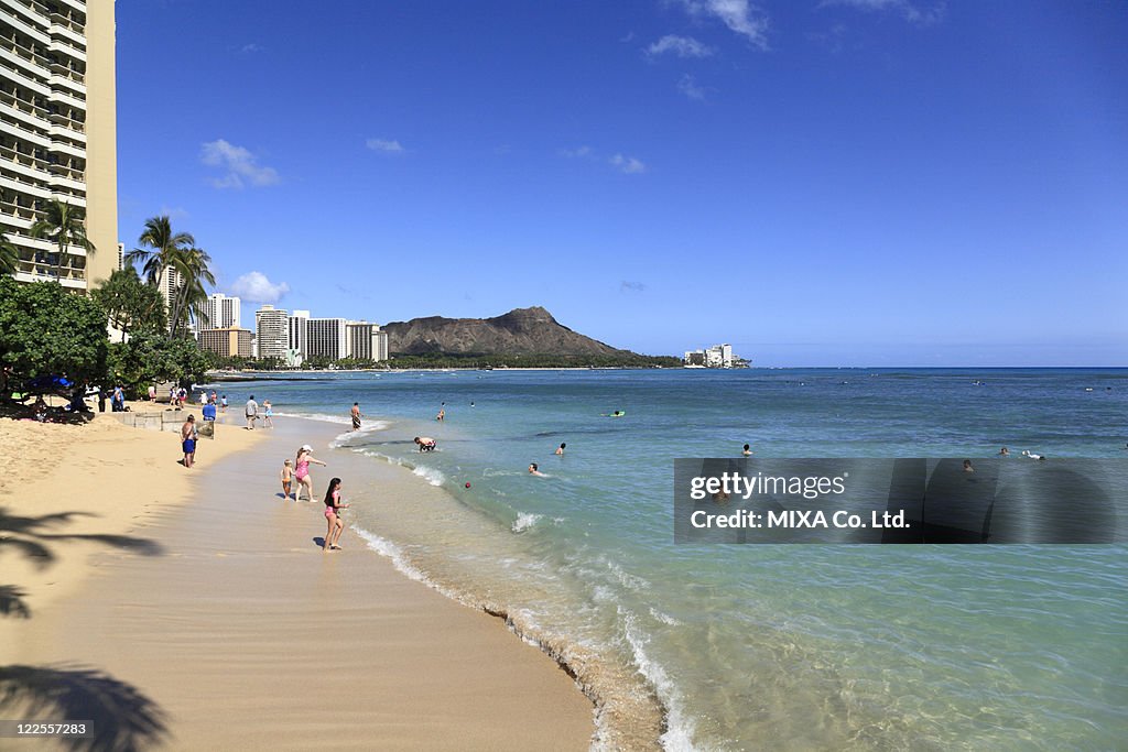 Beach Resort, Honolulu, Hawaii, U.S.A.