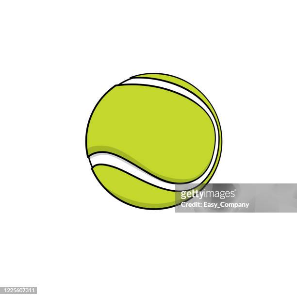 Ilustraciones, imágenes clip art, dibujos animados e iconos de stock de Bola  De Tenis - Getty Images