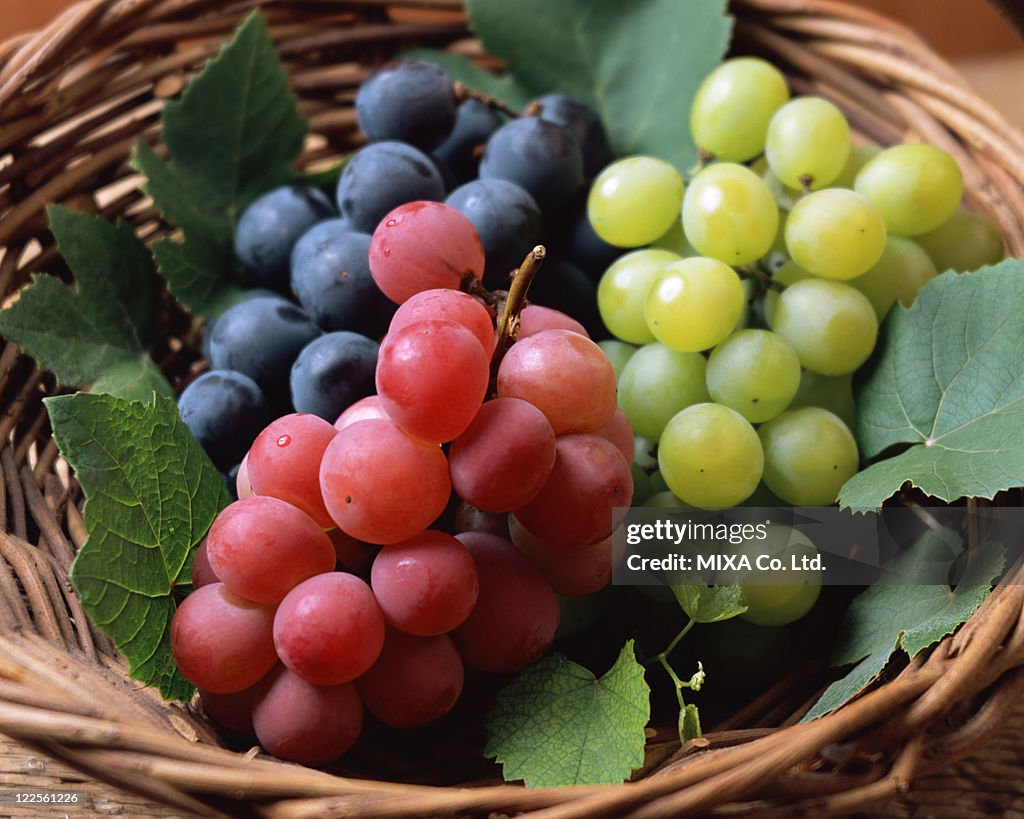 Grapes in Basket