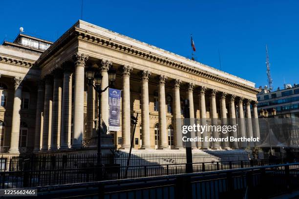 General view of the Palais Brongniart, formerly "Palais de La Bourse", on May 18, 2020 in Paris, France. The Coronavirus pandemic has spread to many...