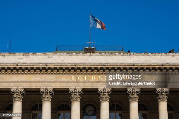 General view of the Palais Brongniart, formerly "Palais de La Bourse", on May 18, 2020 in Paris, France. The Coronavirus pandemic has spread to many...