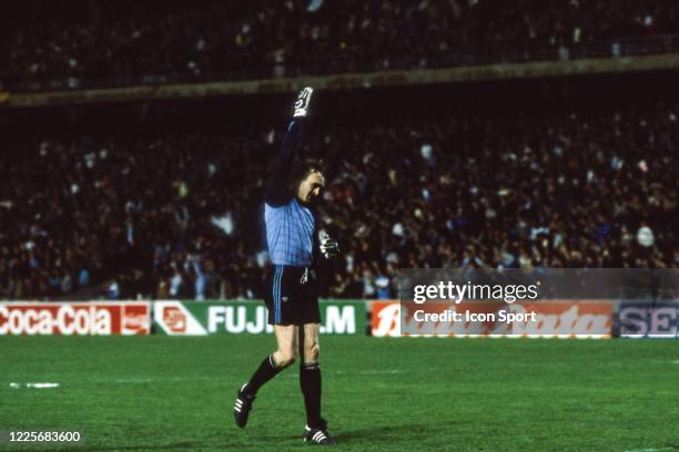 Viktor CHANOV of Dynamo Kiev celebrate the goal during the European Cup Winners Cup Final match between Atletico Madrid and Dynamo Kiev, at Stade...