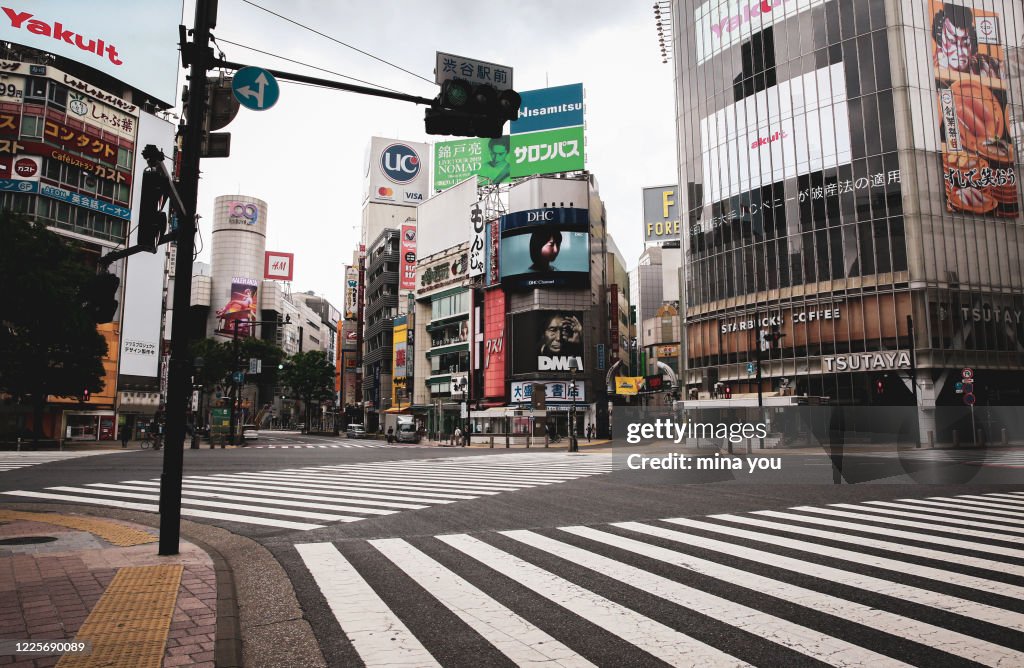 Lockdown Tokyo by pandemic period, Corona virus