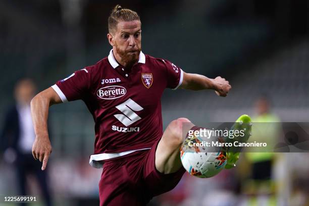 Cristian Ansaldi of Torino FC in action during the the Serie A match between Torino Fc and Brescia Calcio. Torino Fc wins 3-1 over Brescia Calcio.
