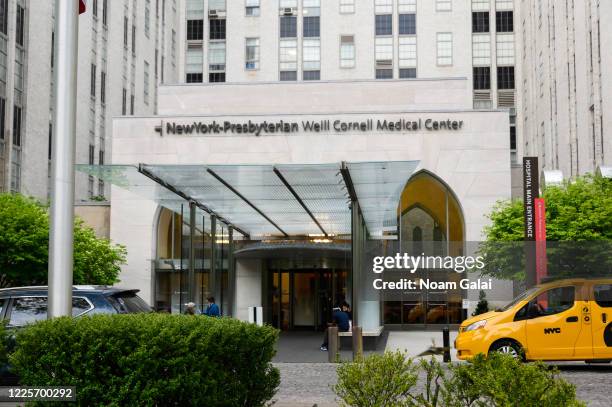 View of the NewYork-Presbyterian Weill Cornell Medical Center during the coronavirus pandemic on May 18, 2020 in New York City. COVID-19 has spread...