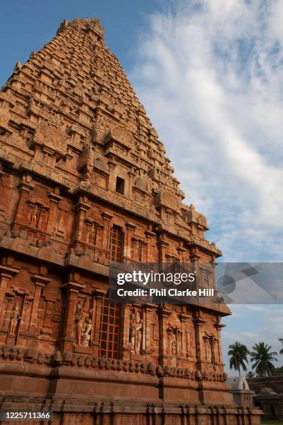 The Brihadeeswarar temple on 25th November 2009 in Tanjore / Thanjavur, Tamil Nadu, India. Brihadeeswarar Temple, also called Rajarajesvaram or...