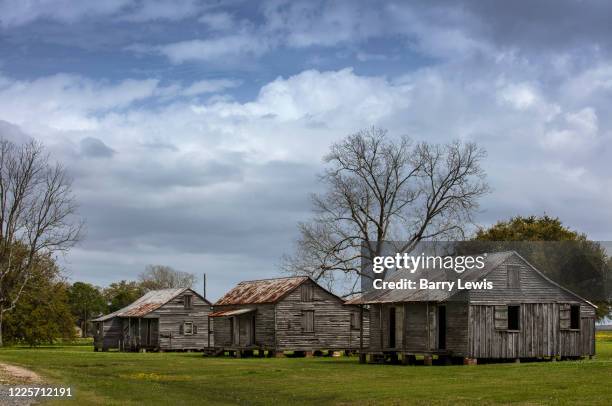 Slave quarters on the St. Joseph Plantation on 10th April 2020 in Vacherie, Louisiana, United States. Gabriel Valcour Aime, the owner, was known as...