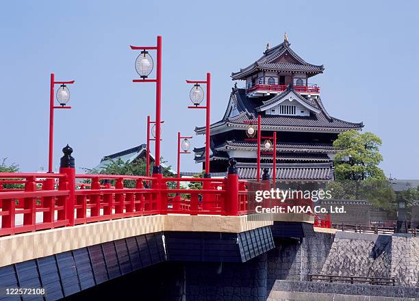 kiyosu castle, kiyosu, aichi, japan - aichi prefecture stock pictures, royalty-free photos & images