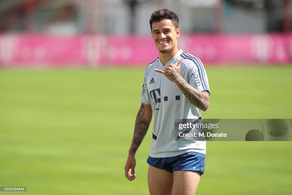 Philippe Coutinho Rehab Training