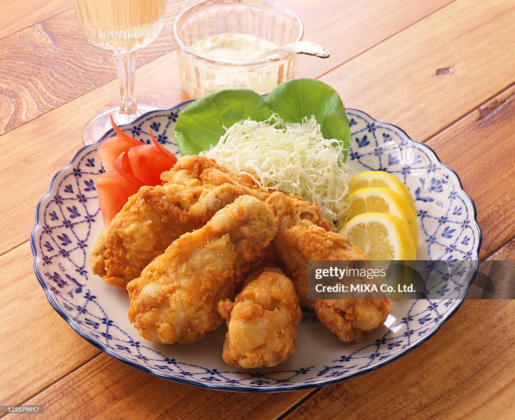 Deep fried chicken