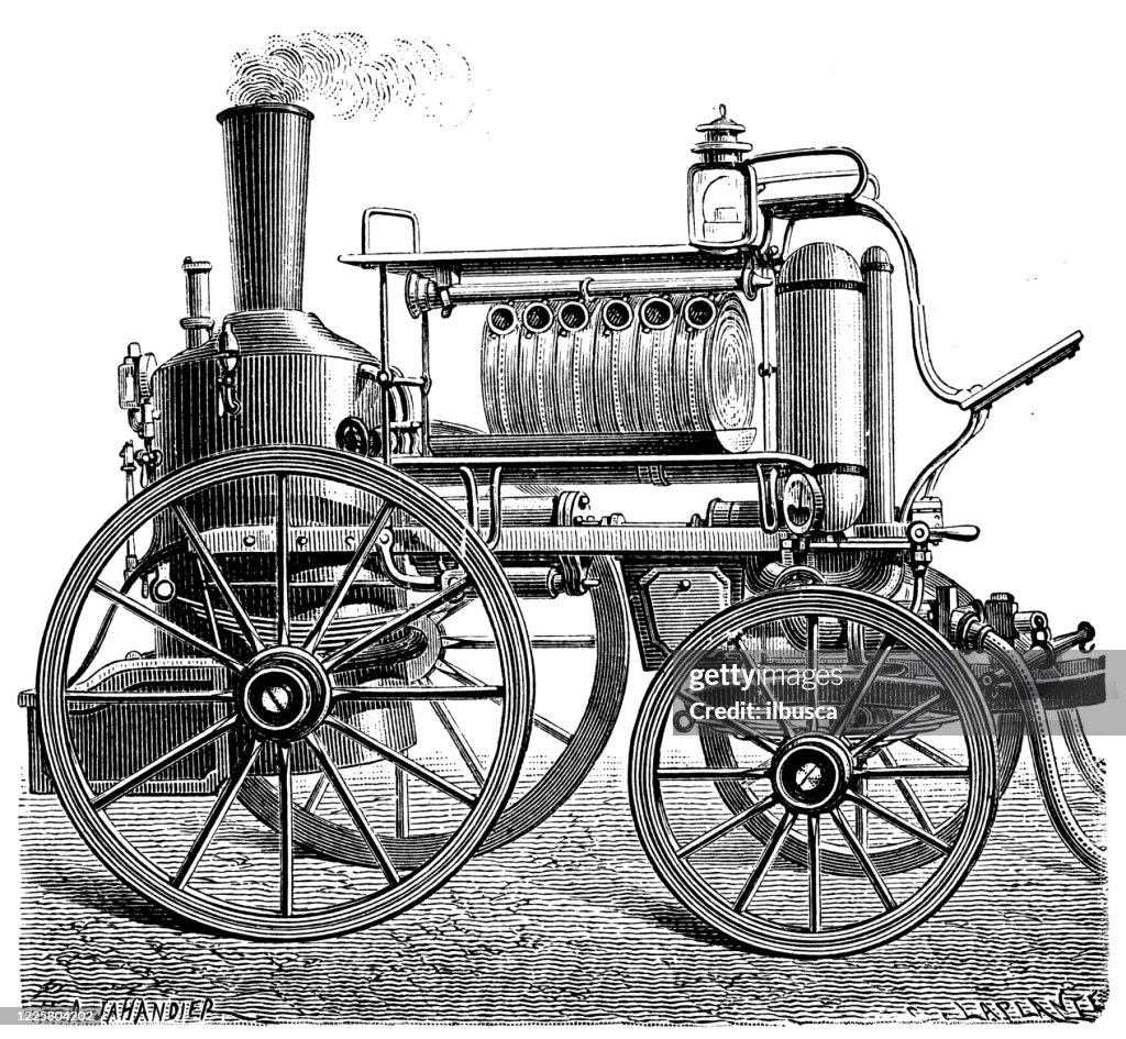 Antique Illustration Of Scientific Discoveries Experiments And ...