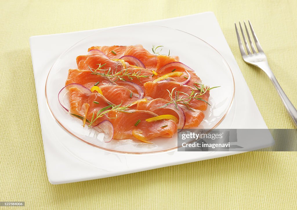 Smoked salmon marinade