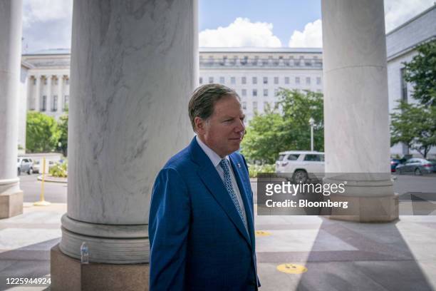 Geoffrey Berman, former U.S. Attorney for the Southern District of New York, arrives to the Rayburn House Office building in Washington, D.C., U.S.,...